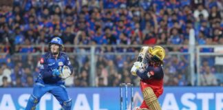 आईपीएल : लक्ष्य पछ्याउँदा मुम्बई चुक्यो, आरसीबीलाई सहज जित